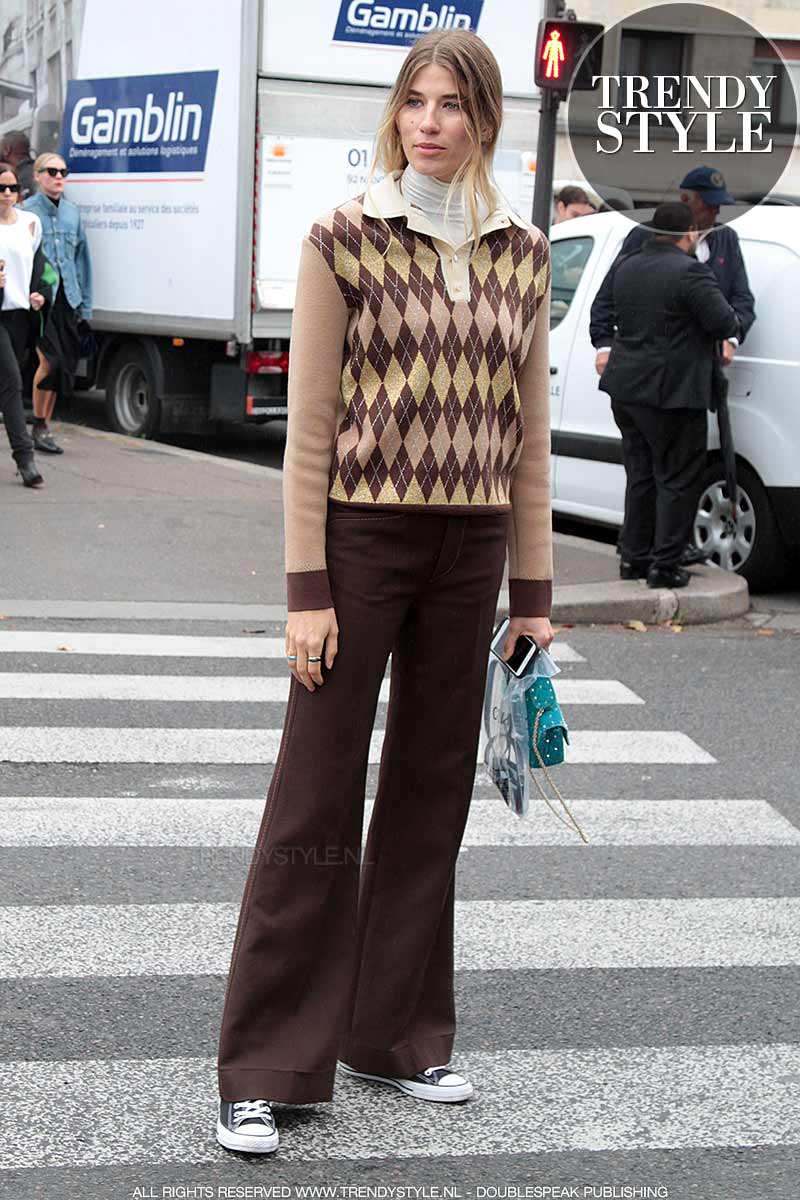 Weekendtas twintig diagonaal Streetstyle. Jaren '70 mode looks. Iets voor jou? - TRENDYSTYLE