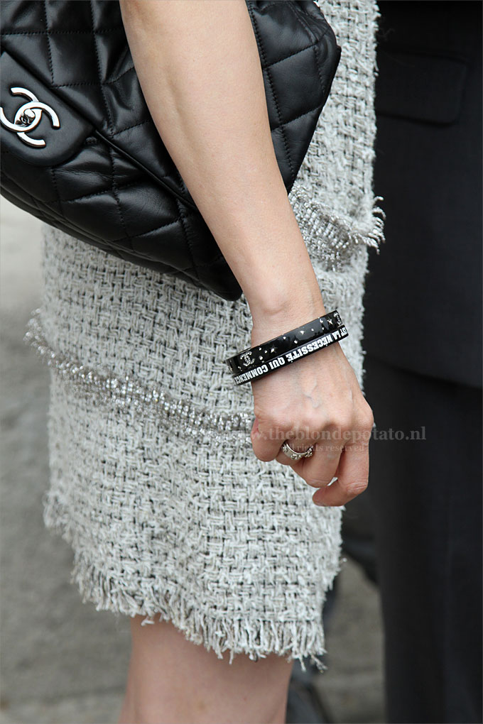 Chanel streetstyle Parijs september 2011