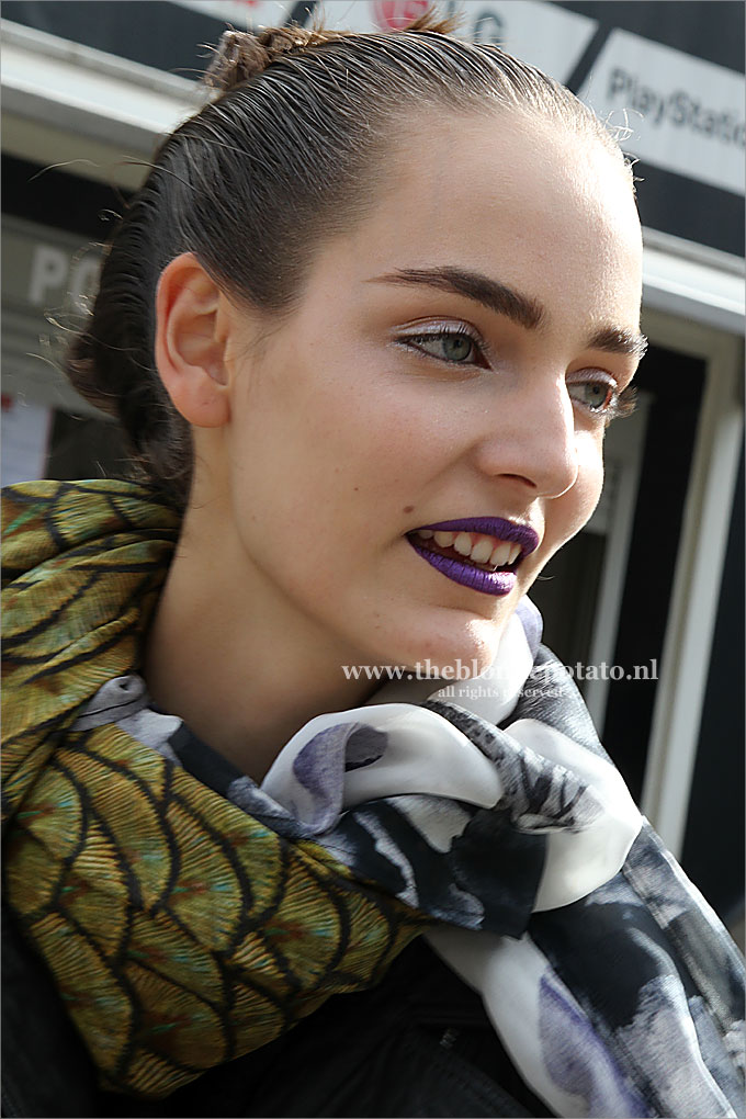 Blauwpaarse lippen zomer 2013