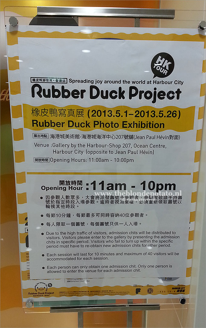 Rubber Duck Victoria Harbour Hong Kong