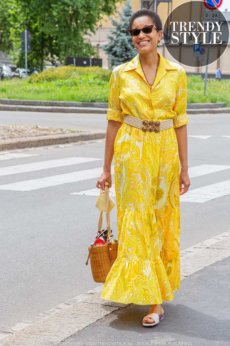 Modetrends en streetstyle mode vanuit Milaan. Trend alert: fantasieën en felle kleuren! Men's Fashion Week zomer 2022