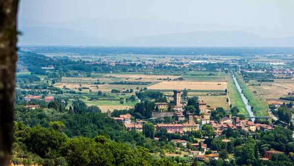 Vicopisano, Toscane. Reizen. Italië