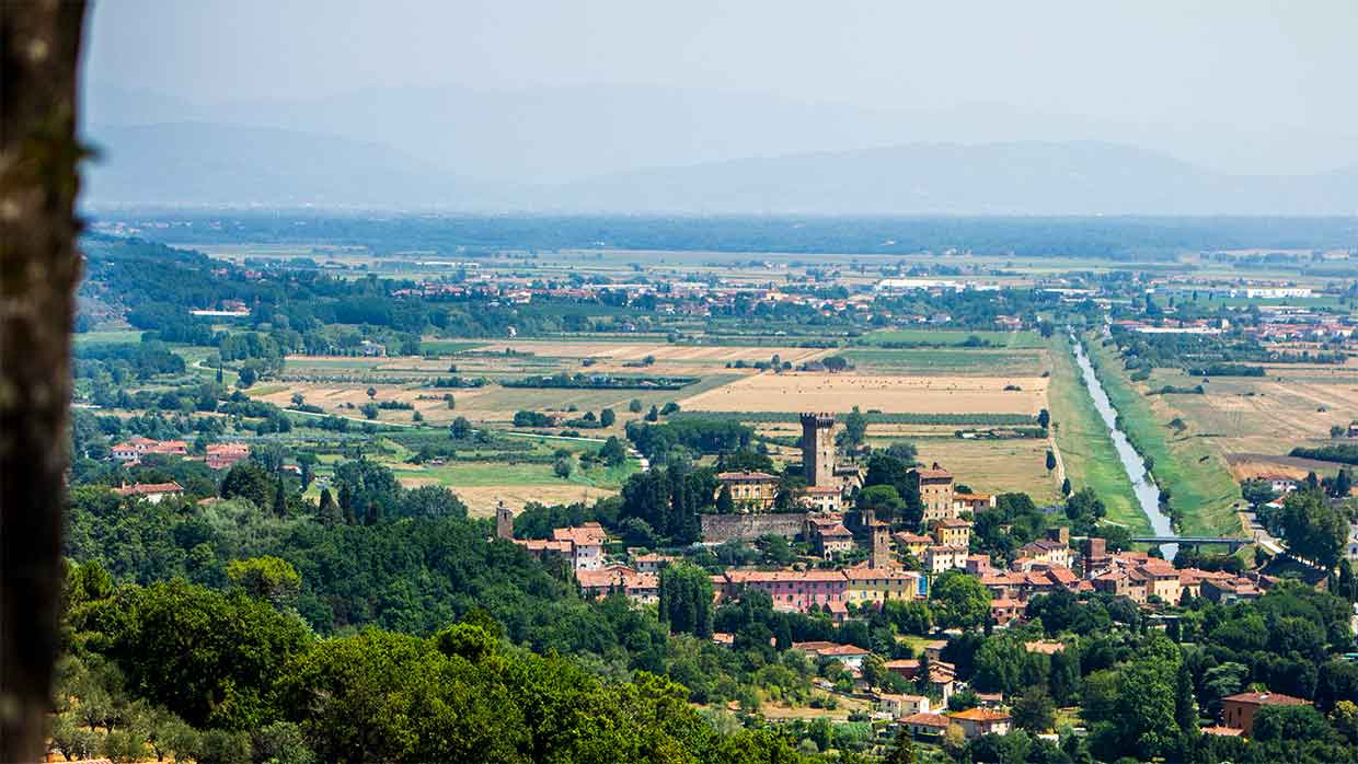 Vicopisano, Toscane. Reizen. Italië