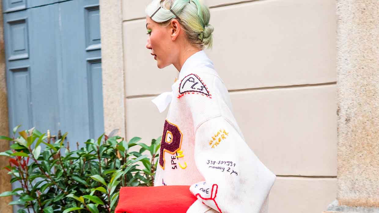 Milan Fashion Week. Streetstyle mode. Deze look is übercool! 10x Mode trends voor winter 2021