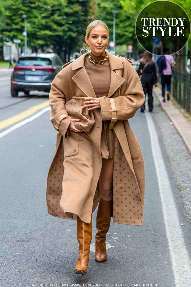 Streetstyle mode bij Fendi. Mode inspiratie voor jouw winter 2021 look