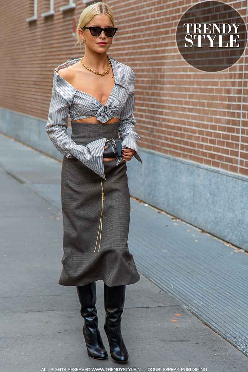 Streetstyle mode bij Fendi. Mode inspiratie voor jouw winter 2021 look