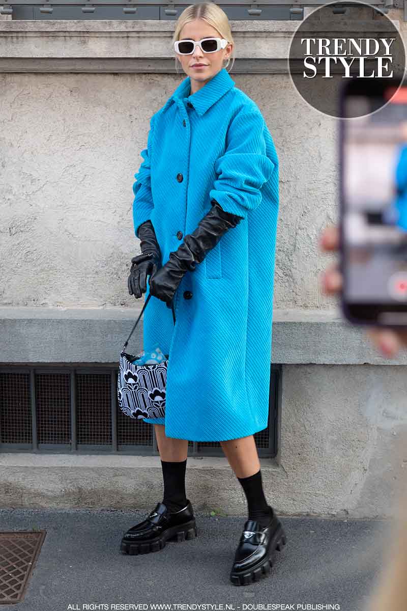 Streetstyle mode Prada herfst winter 2021 2022