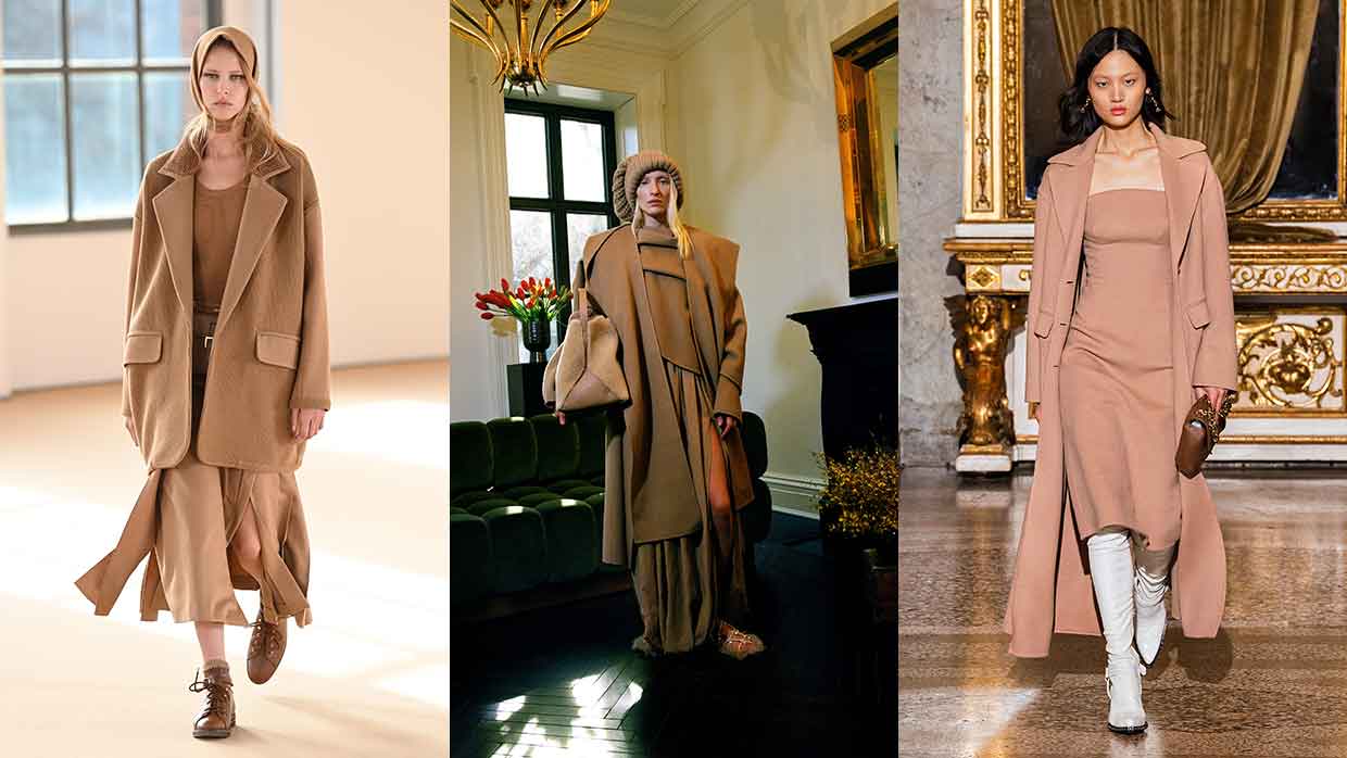 Modetrends winter 2022. De modekleur camel