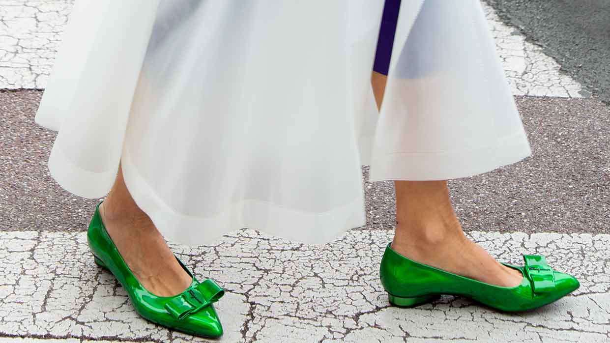 Modetrends 2022. Good to know: groene schoenen zijn stylish