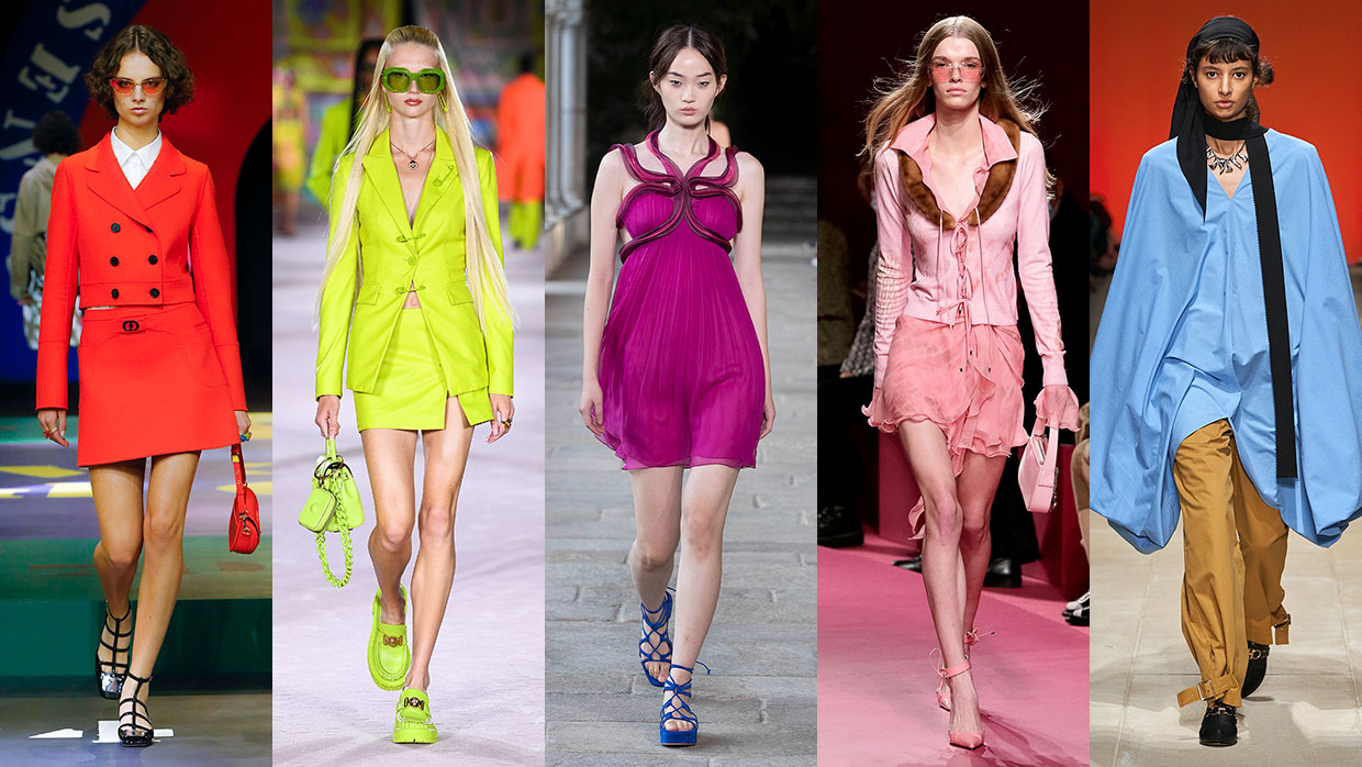De nieuwe modekleuren voor lente zomer 2022