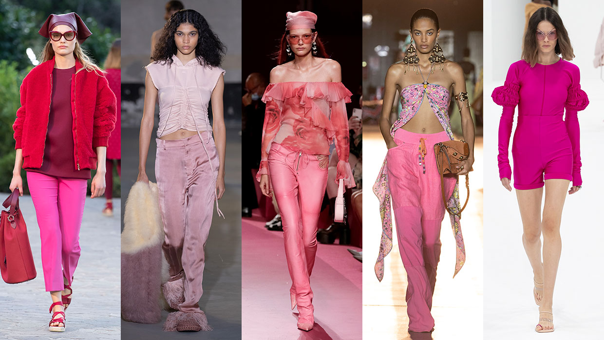 Modetrends 2022. De modekleur roze