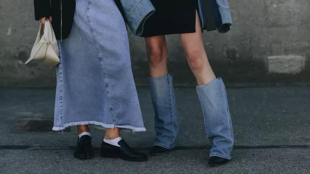 Nieuwheid strelen Waardeloos Denim boots en andere denim trends voor najaar 2022