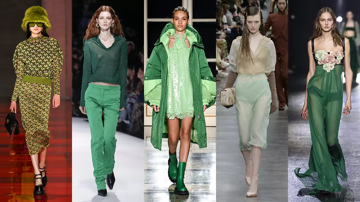 Beschaven noodzaak brandwond Deze nieuwe modekleur gaat het winter 2022 worden: groen!