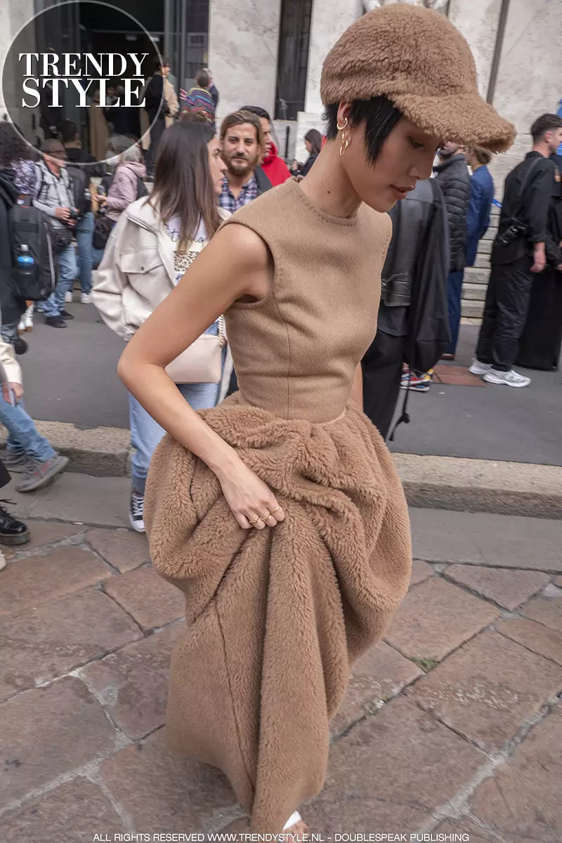 Molly Chiang in Max Mara