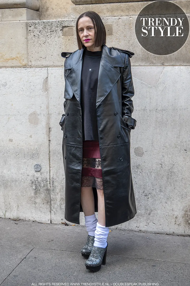 Street style mode bij Comme des Garçons
