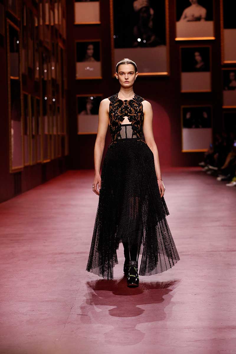 Zwarte jurk van Dior