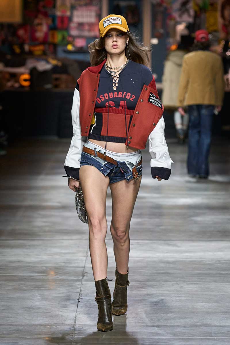 Modecollectie Dsquared2 herfst winter 2023 2024