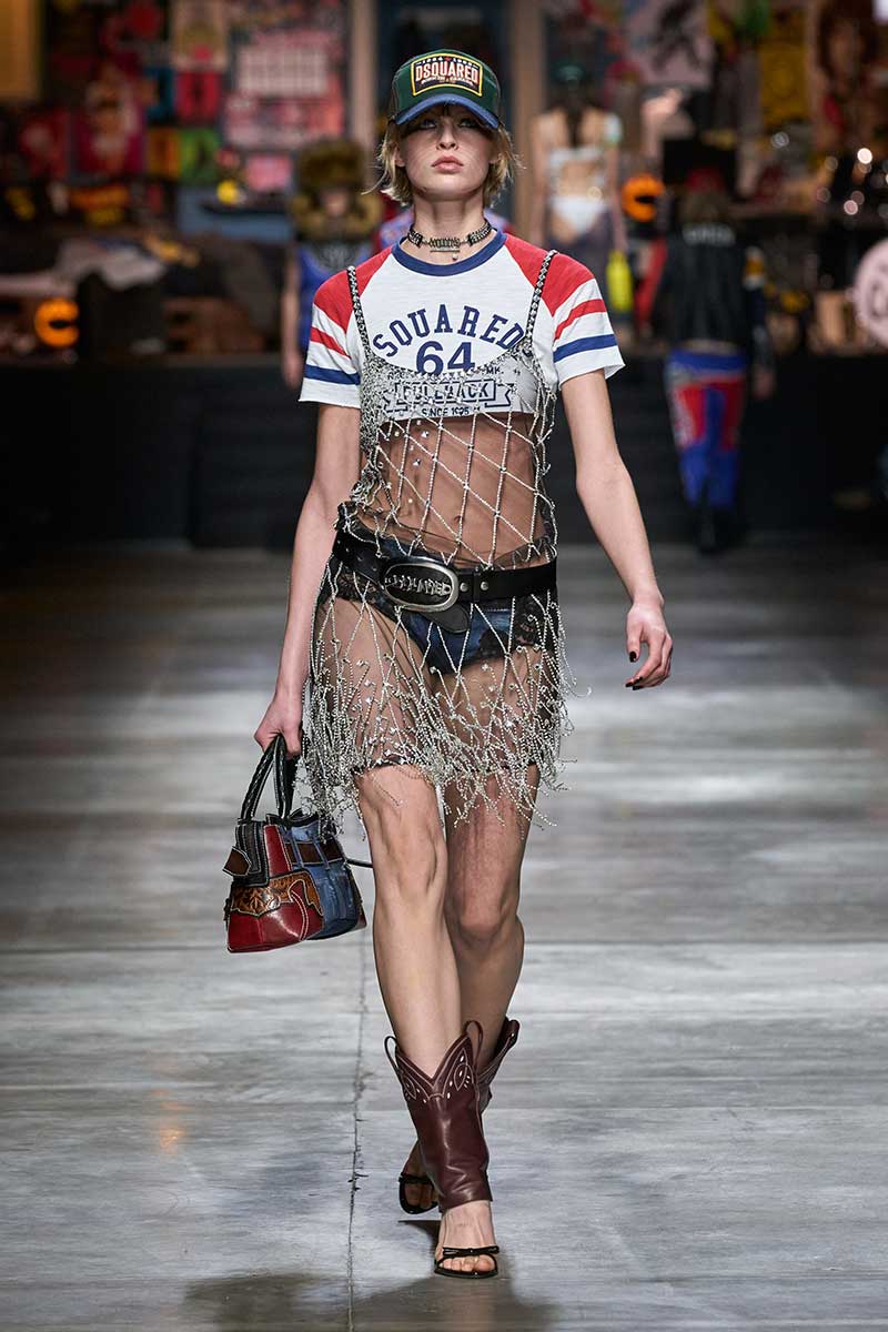 Modecollectie Dsquared2 herfst winter 2023 2024