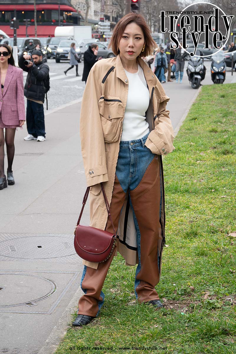Streetstyle mode 2023. Trench coats