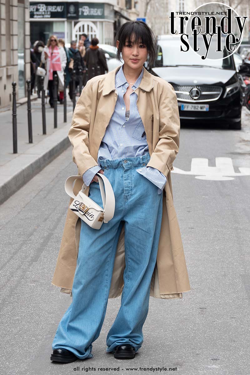 Streetstyle mode 2023. Trench coats