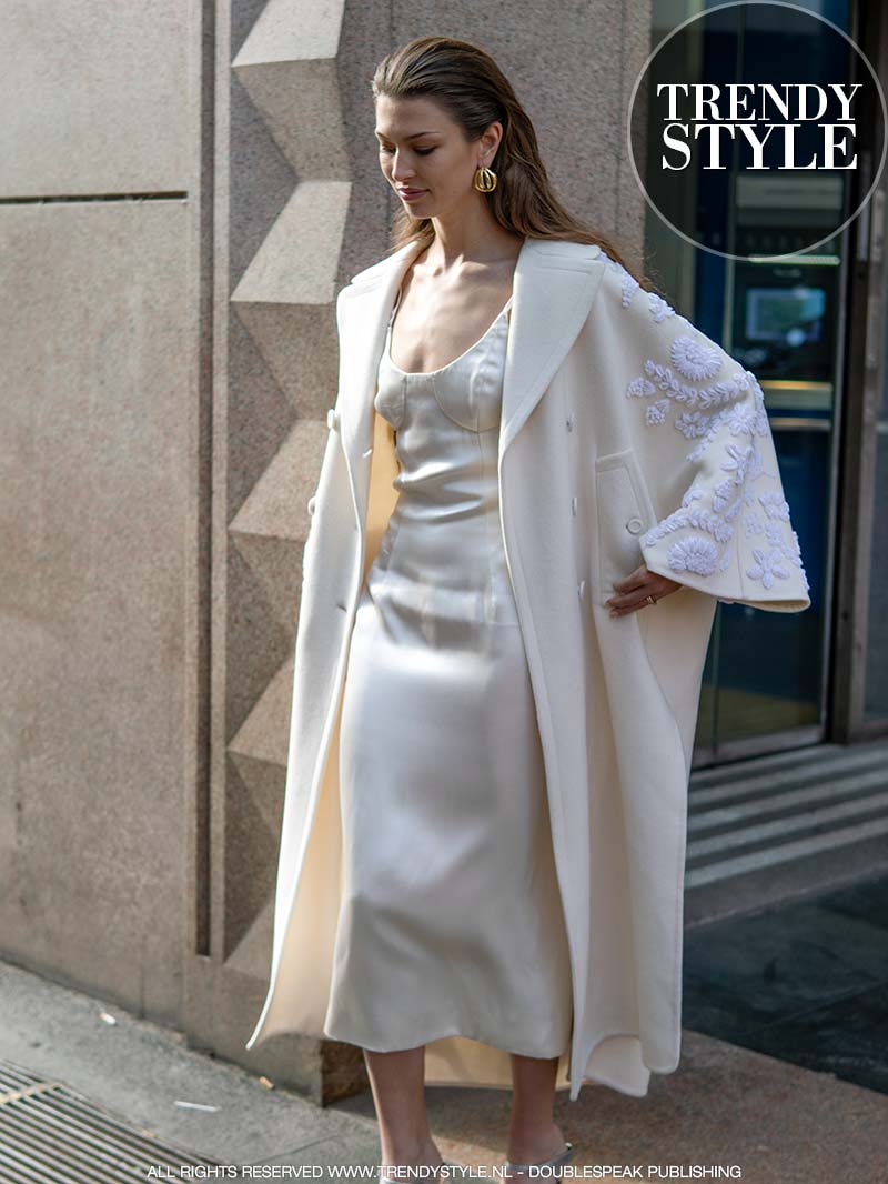 Witte jurken modetrend zomer 2023