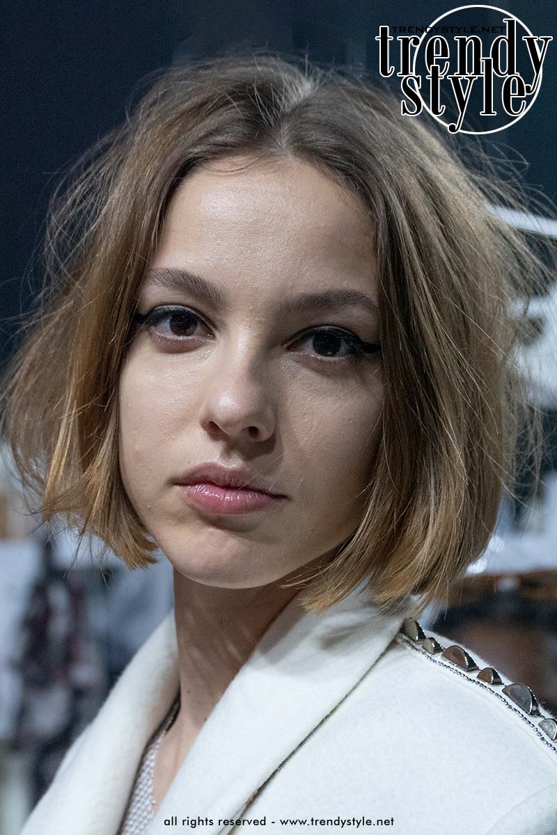 Italian bob backstage bij Elisabetta Franchi