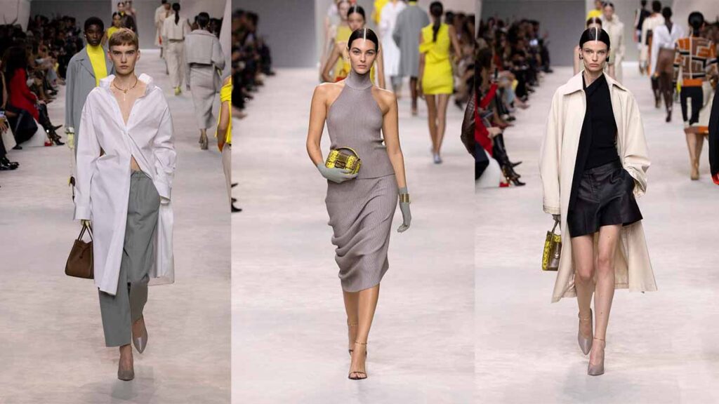 De damescollectie van Fendi voor lente zomer 2024 - Photo courtesy of FENDI