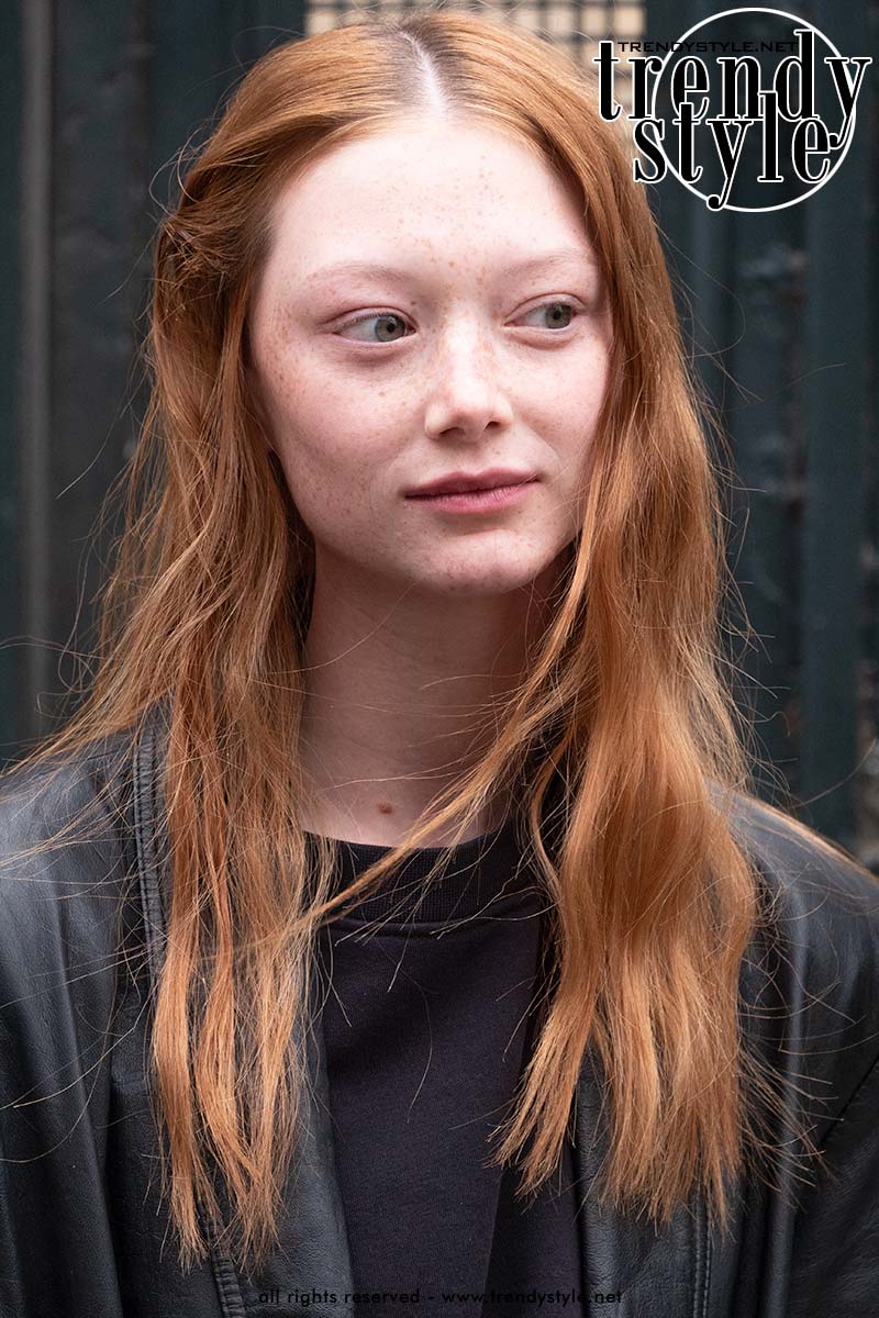 Rood haar. De rode haarkleur trends voor herfst winter 2023 2024