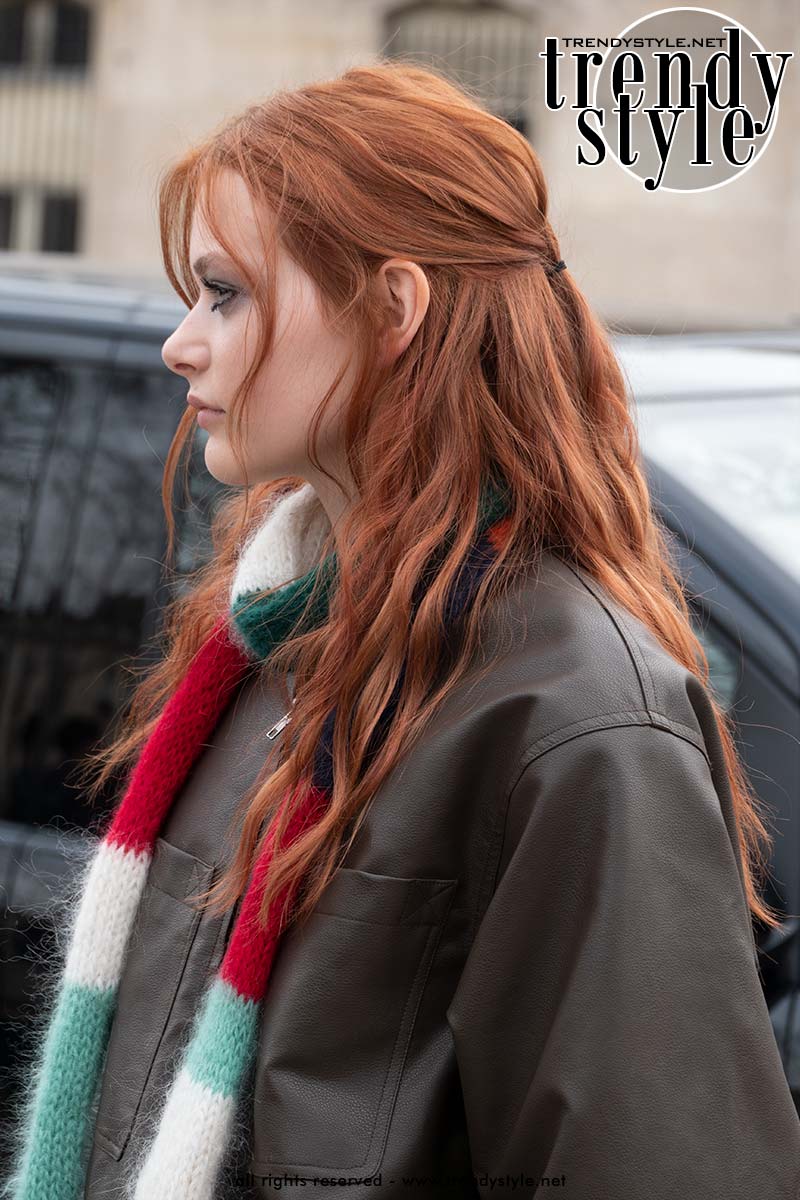 Rood haar. De rode haarkleur trends voor herfst winter 2023 2024