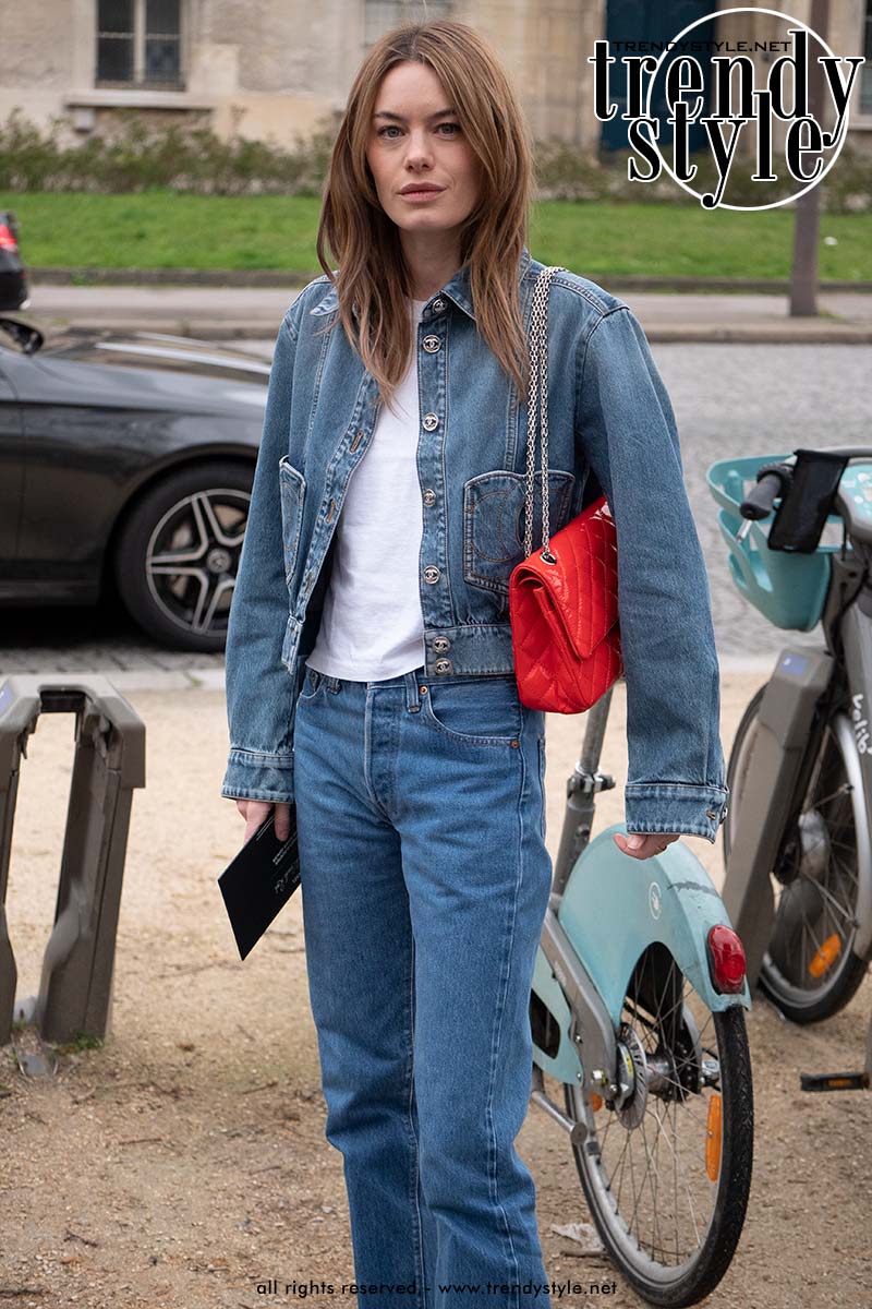 Total denim look bij Chanel