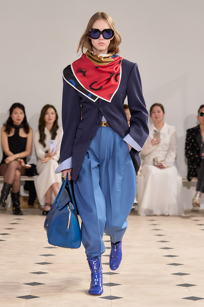 De modecollectie van Celine voor lente 2026. Photo courtesy of Celine