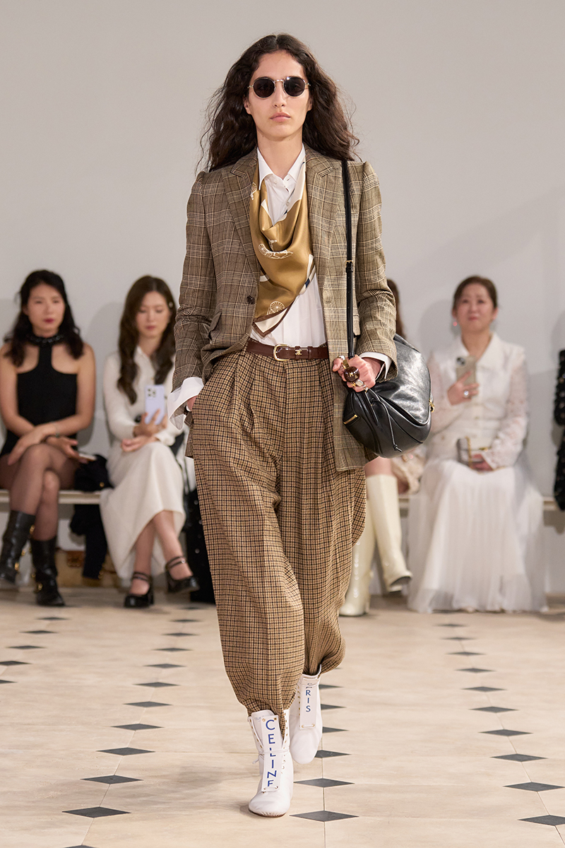 De modecollectie van Celine voor lente 2026. Photo courtesy of Celine