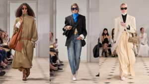 De modecollectie van Celine voor lente 2026. Photo courtesy of Celine