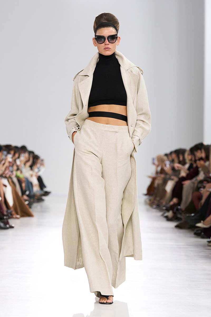 Zo gaan we volgens Max Mara in zomer 2026 gekleed. Photo courtesy of Max Mara