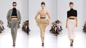 Zo gaan we volgens Max Mara in zomer 2026 gekleed. Photo courtesy of Max Mara