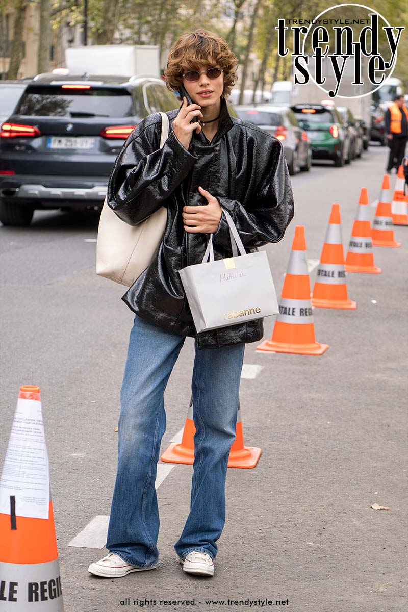 Topmodel Mathilda Gvarliani. Foto Charlotte Mesman