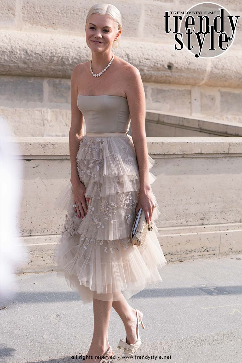 Dit zijn de beste streetstyle looks bij Dior voor lente zomer 2026. Foto Charlotte Mesman