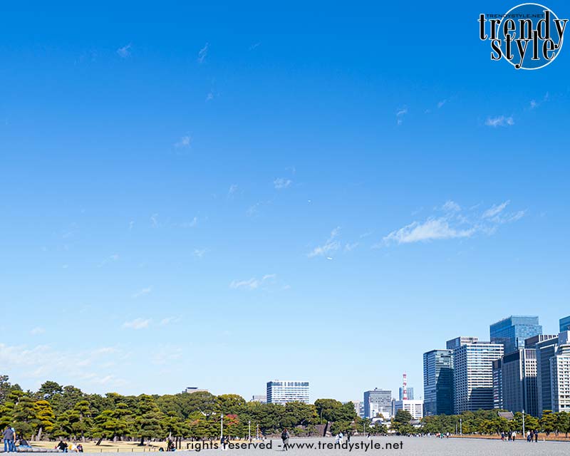 Herfst rond het Keizerlijk Paleis in Tokio. Foto Charlotte Mesman