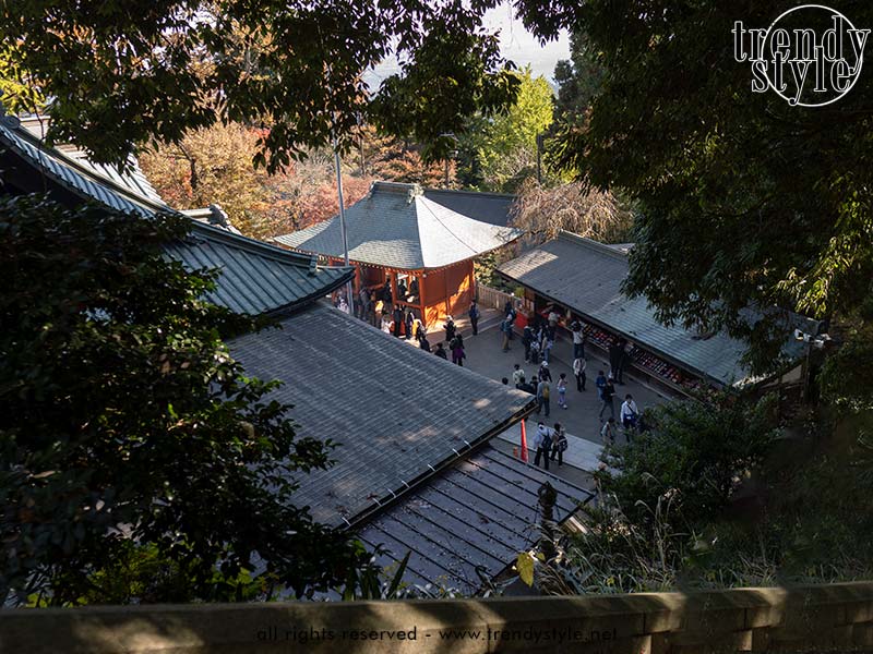 Mount Takao: herfstmagie in de bergen bij Tokio. Izuna Gongen-heiligdom. Foto Charlotte Mesman