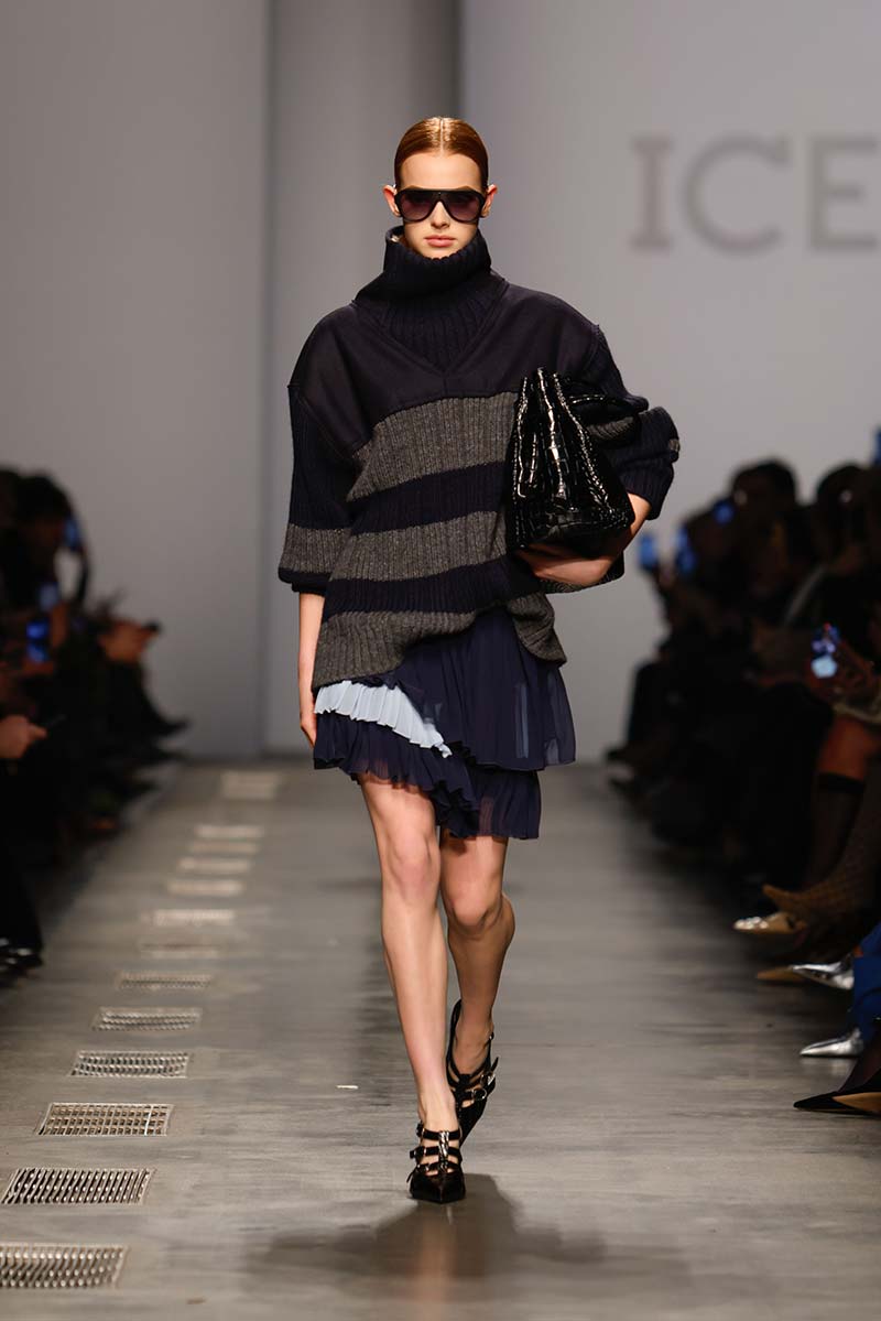 Zo draag je dit seizoen je wintertruien. Check deze looks. Photo courtesy of Iceberg