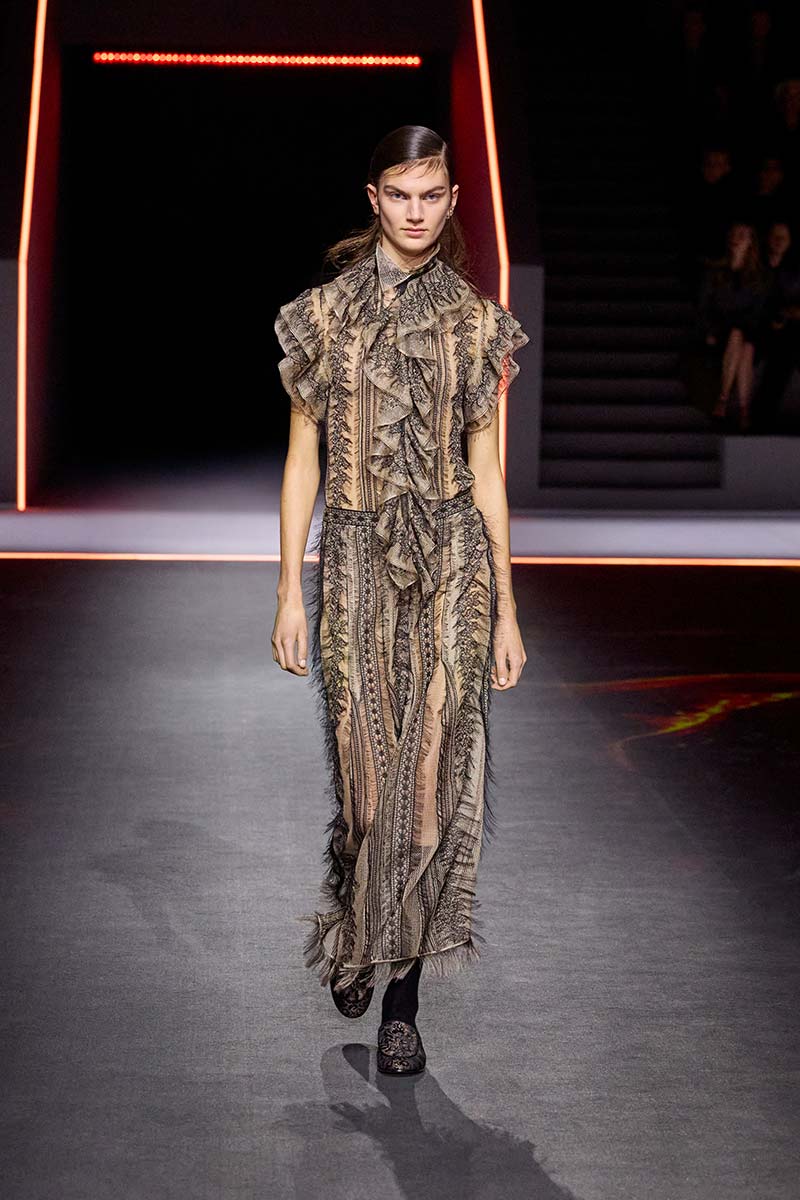 Zo zien de mocassins voor winter 2025 2026 eruit. Photo courtesy of Dior