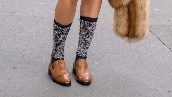 Zo zien de mocassins voor winter 2025 2026 eruit. Foto Charlotte Mesman