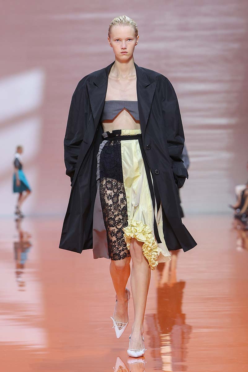 Het ABC van de mode voor lente zomer 2026. Dit zijn de grootste modetrends. Photos courtesy of Prada