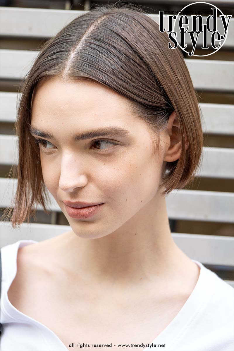 De power bob à la Emily is dé haartrend voor 2026. Foto ADVERSUS