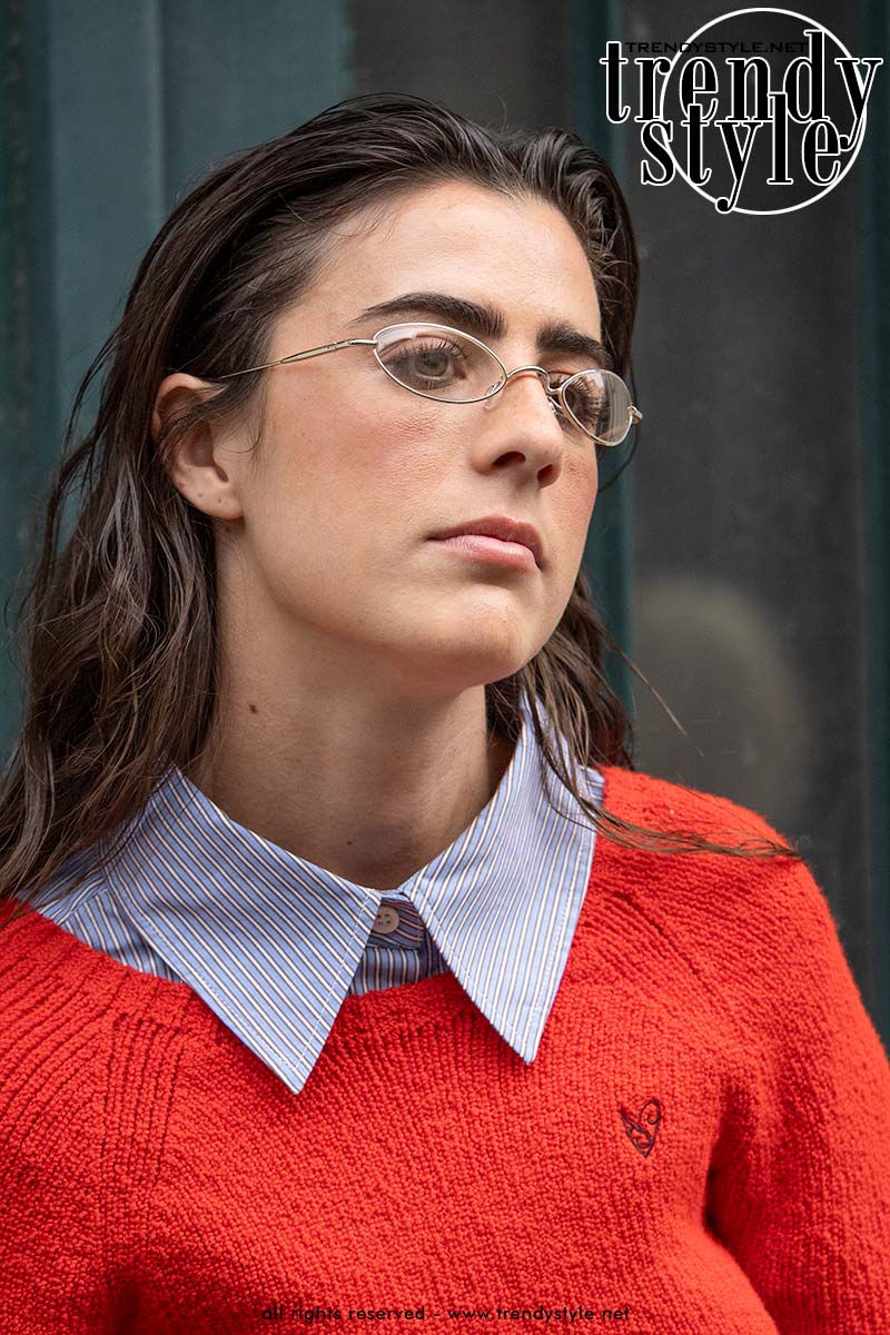 Vijf grote brillentrends 2026. Foto Charlotte Mesman