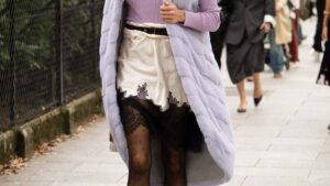 Dit is dé modetrend voor 2026: lingerie als outerwear. Foto Charlotte Mesman