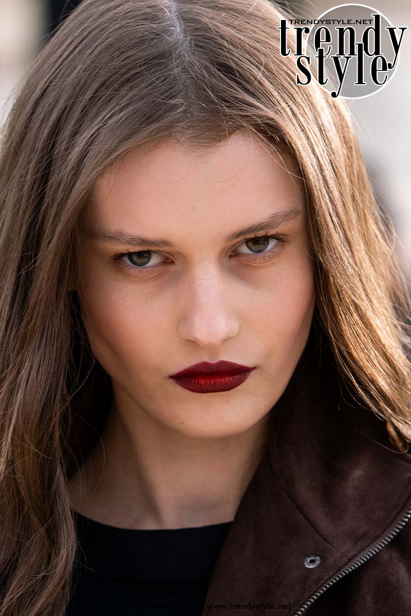 De make-up voor herfst winter 2026 is... selectief! Foto Charlotte Mesman