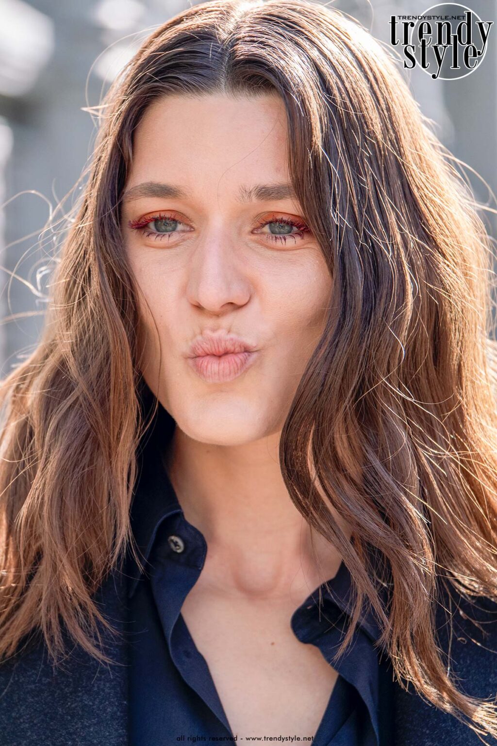 Mascara is terug (en hoe!). Spider lashes bij Zimmermann. Foto Charlotte Mesman