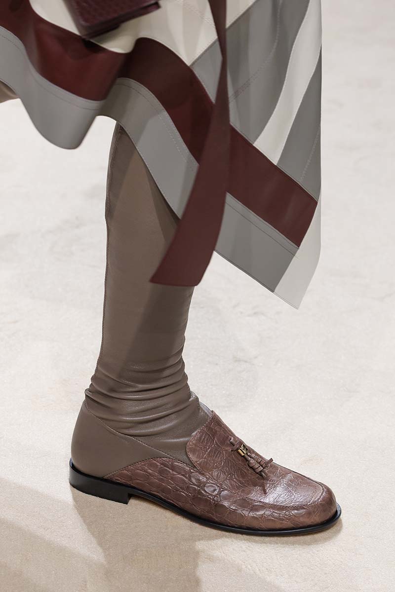 Deze schoenentrends uit de nieuwste Tod’s collectie zijn nu al actueel. Photo courtesy of Tod's