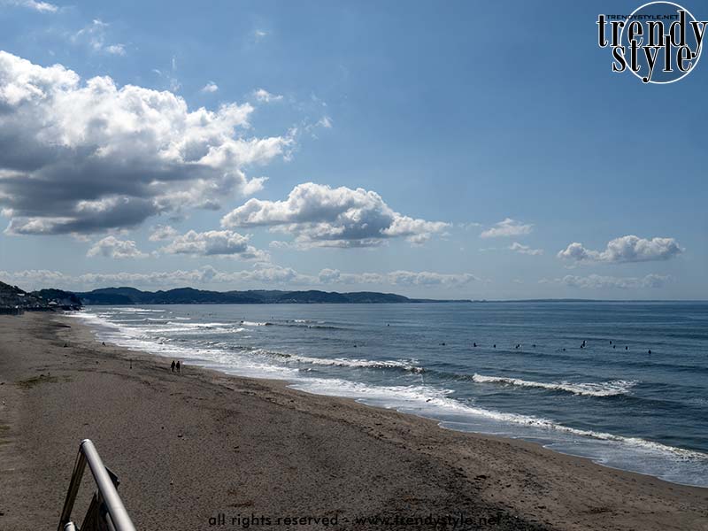 Yuigahama Beach. Foto Charlotte Mesman